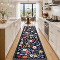 Runner Rug for Entryway: 2.6x10 Kitchen Rugs Non Slip Washable Ultra-Thin Soft by PLHXFRSoftAreaRugs