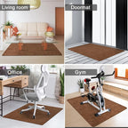 Placoot Desk Chair Mat for Hardwood Floor Corduroy Surface 1/6" Thick 55"x35" - Image 6