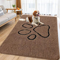 Smiry Dog Door Mat for Muddy Paws, Absorbent Dirt Trapper Non Slip Quick Dry by Smiry