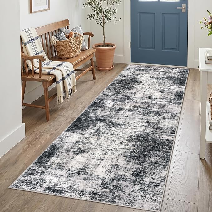 IOHOUZE Abstract Runner Rug 3x7 Ft Washable Runners by iOhouze
