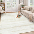 Washable Rug 5x7 Area Rugs: Modern Geometric Rugs by XLUEZ