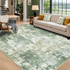 RELEANY Washable Area Rugs 6'x9' Non-Slip Modern Abstract Soft - Image 2
