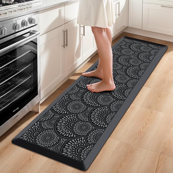 Mattitude 4/5 Inch Kitchen Mat, 20x44in Heavy Duty Ergonomic Comfort Foam by Mattitude