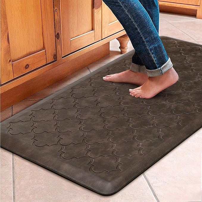 WISELIFE Kitchen Mat Cushioned Anti Fatigue Floor Mat, Thick Non Slip Water by WiseLife