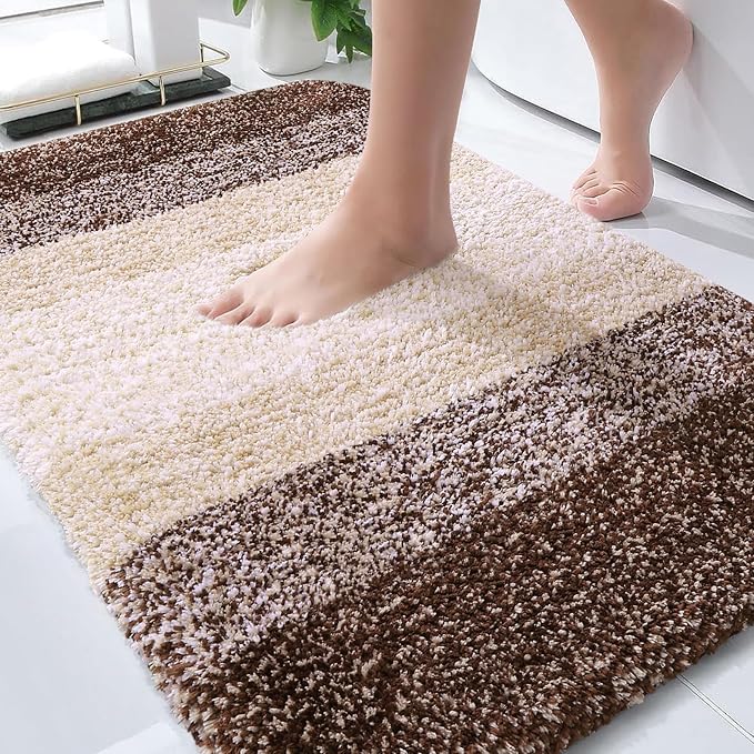 OLANLY Bathroom Rug Mat 30x20, Extra Soft and Absorbent Microfiber Bath Rugs by OLANLY