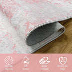 9x12 Area Rugs for Living Room Rug Washable: Abstract Large Rug for Dining Room - Image 4