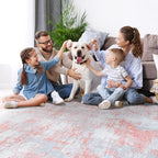 Pink Rug Carpet 10x14 Area Rugs - Image 8