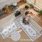 HEBE Boho Kitchen Rug Sets 3 Piece - Image 3