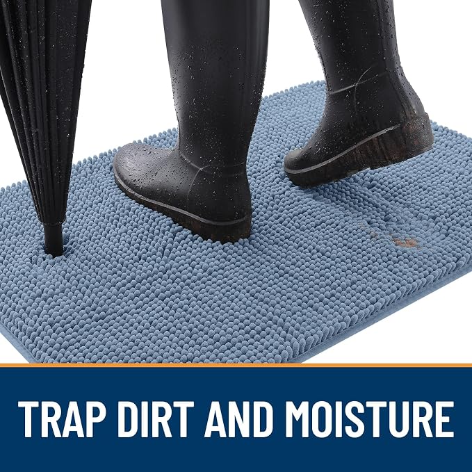 OLANLY Dog Door Mat for Muddy Paws 44x32, Absorbs Moisture and Dirt, Absorbent - Image 2