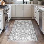 Lessymo 2 x 6 Runner Rug for Hallway, Machine Washable Entryway Rugs Boho Faux - Image 7