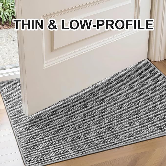 Ultra Thin Door Mat Indoor Entrance 36"x59", Low-Profile Indoor Door Mat - Image 5