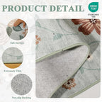 DUKINO 6x9 Area Rug, Floral Rugs - Image 5