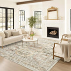 Soalmost 6x9 Area Rug for Living Room Washable 6x9 Non-Slip Modern Rugs for - Image 9