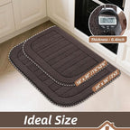 BEQHAUSE Kitchen Rugs Non Slip Washable Durable Kitchen Mats - Image 3