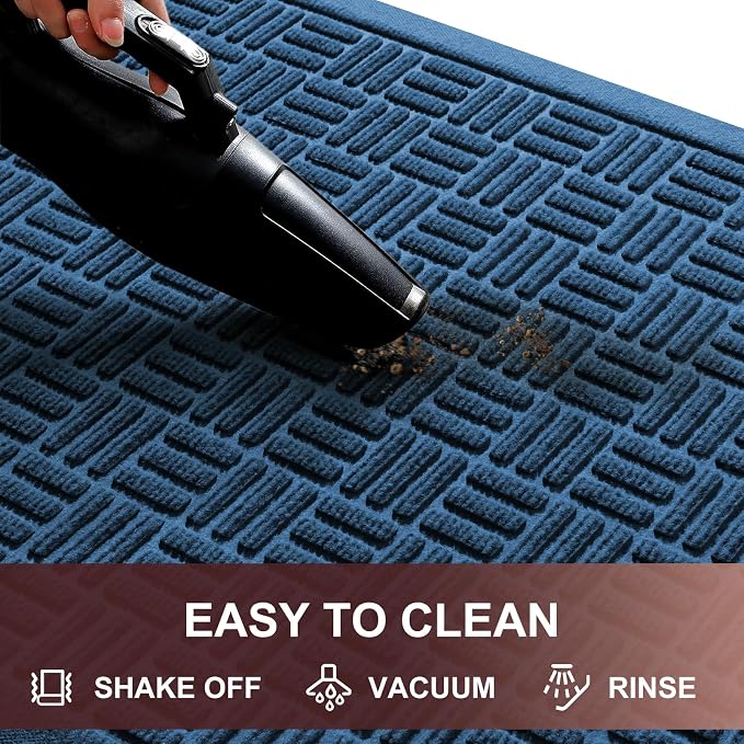 Mibao Front Door Mat Outdoor Entrance, Waterproof Dirt Trapper Doormat - Image 4
