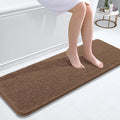 OLANLY Bathroom Runner Rugs 47x17, Extra Soft Absorbent Chenille Bath Rugs by OLANLY