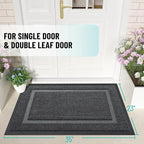 OLANLY Front Door Mat Indoor Outdoor Entrance, Waterproof All-Season, - Image 2