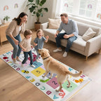 Hopscotch Rug for Kids, Hopscotch Play Mat, ABC Classroom Learning Mat - Image 2