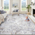 XLUEZ 9x12 Area Rug for Living Room, Washable Modern Abstract Large Area Rug by XLUEZ