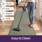 DEX Hallway Runner Rug 2'4''x12, Non Slip Rubber Backing Inside Entryway Carpet - Image 5