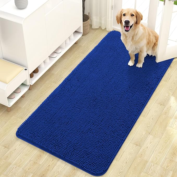 OLANLY Dog Door Mat for Muddy Paws 47x24, Absorbs Moisture and Dirt, Absorbent by OLANLY