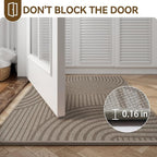 Front Door Mat 36'x59'', Absorbent Dirt Resist Washable Non Slip Low-Profile - Image 6