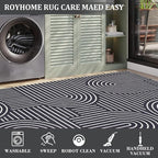 ROYHOME Modern Rug 2.5x10 Runners - Image 7