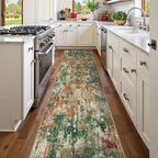RELEANY Washable Area Rugs 2'x10' Non-Slip Modern Abstract Soft - Image 2