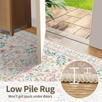 Rugxara 2x10 Floral Runner Rug, Washable Runners - Image 6