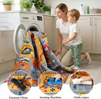 Kids Playroom Rug 3x4 Ft, Washable Car Rugs Play Mat, Non-Slip Soft Learning - Image 9