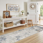 UERMEI 2x8 Washable Runner Rug for Hallway, Non Slip Low Pile Kitchen Carpet - Image 8