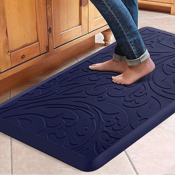 KMAT Kitchen Mat Cushioned Anti-Fatigue Floor Mat Waterproof Non-Slip Standing by KMAT