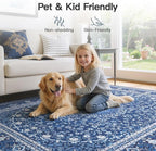 Lofus 6x9 Area Rugs for Living Room, Machine Washable Non-Slip Area Rug - Image 8