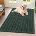 Smiry Dog Door Mat for Muddy Paws 40x32, Absorbent Dirt Trapper, Non-Slip by Smiry