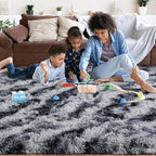 Area Rugs for Living Room 6x9, Ultra Soft Fluffy Rug for Bedroom, Modern Shaggy - Image 7