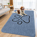 Smiry Dog Door Mat for Muddy Paws, Absorbent Dirt Trapper Non Slip Quick Dry by Smiry