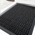 OLANLY Front Door Mat Outside Entrance 29.5x17, Heavy Duty Sturdy Natural by OLANLY