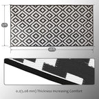 SAND MINE Waterproof Outdoor Rug 9x18 ft, Plastic Straw Rug, Modern Area Rug - Image 2