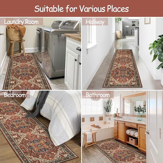 Moynesa Ultra-Thin Washable Runner Rug - Image 8