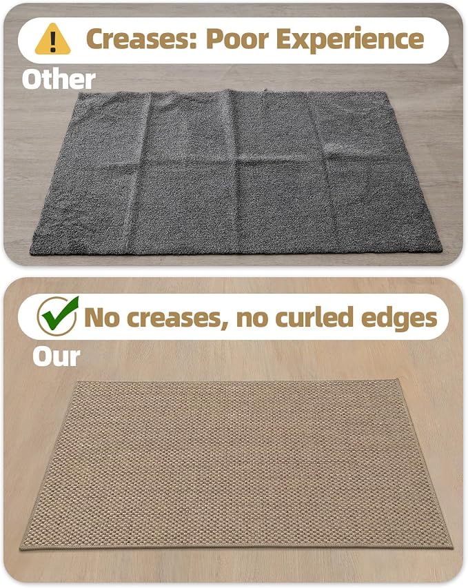 Color&Geometry Ultra-Thin Indoor Door Mat, Washable Doormat - Image 5