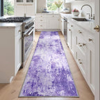 RELEANY Washable Area Rugs 2'x6' Non-Slip Modern Abstract Soft by RELEANY