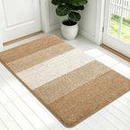 Kitinjoy Indoor Outdoor Door Mat, 54x32 Non-Slip Absorbent Dirt Trapper by Kitinjoy