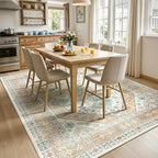 Lofus Vintage Living Room Rugs 8x10, Soft Machine Washable Area Rug - Image 3