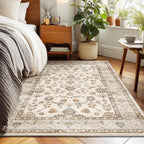 Machine Washable Entryway Throw Rug: Door Mat Indoor Entrance 4x6 Rug Small - Image 4