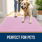 OLANLY Dog Door Mat for Muddy Paws 47x17, Absorbs Moisture and Dirt, Absorbent - Image 6