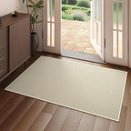 YDKGL 2x3 ft Indoor Door Mat Entryway Rug Non Slip Boho Woven Washable Small by YDKGL