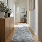 PAGISOFE Grey Runner Rugs for Hallway 2x6 Ft, Super Soft Fluffy Rug Home Decor - Image 5