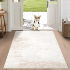 Area Rug 3x5 Washable Rug: Living Room Modern Abstract Rug Soft Non Slip - Image 3