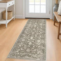 KILOCOCO Hallway Runner 2x5 Kitchen Runner Rug Printed Vintage Floral Washable by Kilococo