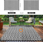 Outdoor Patio Plastic Straw Rug - Image 3